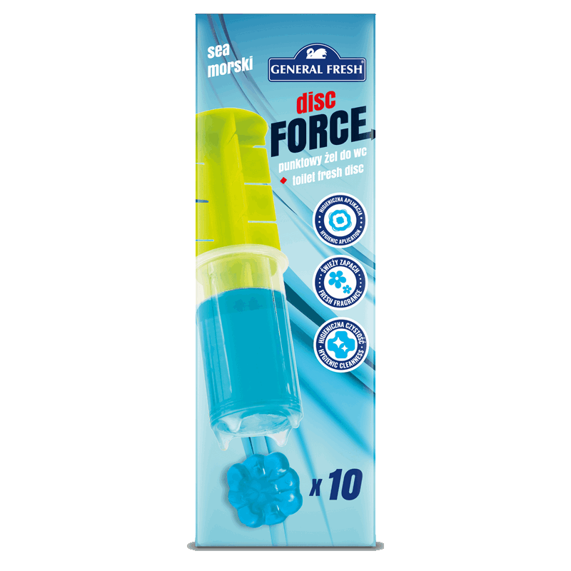 Krążki żelowe do WC - MORSKI - General Fresh