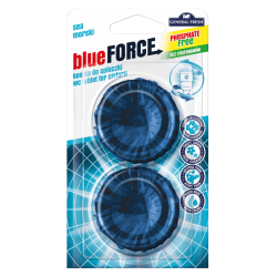 Okrągła kostka do spłuczki MORSKI – Blue-FORCE 2szt