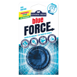 Okrągła kostka do spłuczki MORSKI – Blue-FORCE General Fresh 1szt