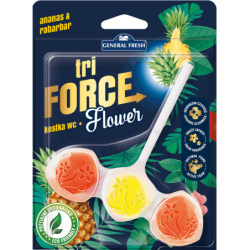 Zawieszka do WC ANANAS I RABARBAR Tri-FORCE Flower General Fresh 1szt