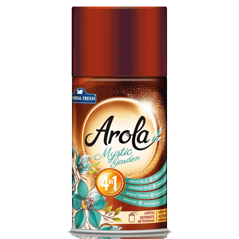Wkład do automatycznego odświeżacza MYSTIC GARDEN puszka 250 ml AROLA General Fresh