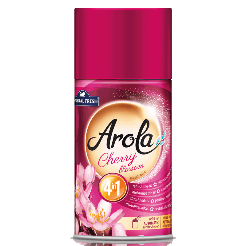 Wkład do automatycznego odświeżacza KWIAT WIŚNI puszka 250 ml AROLA General Fresh cherry blossom