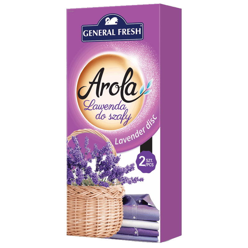 LAWENDA Odświeżacz do szafy AROLA Lavender Disc General Fresh