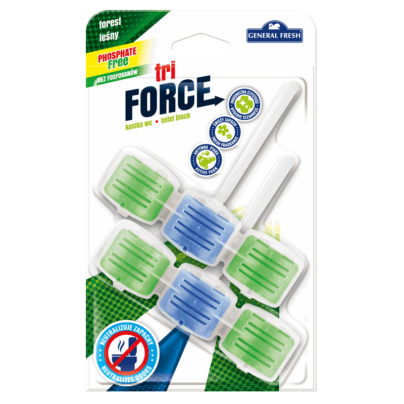 Zawieszka do WC TRI Force LAS 2szt General Fresh