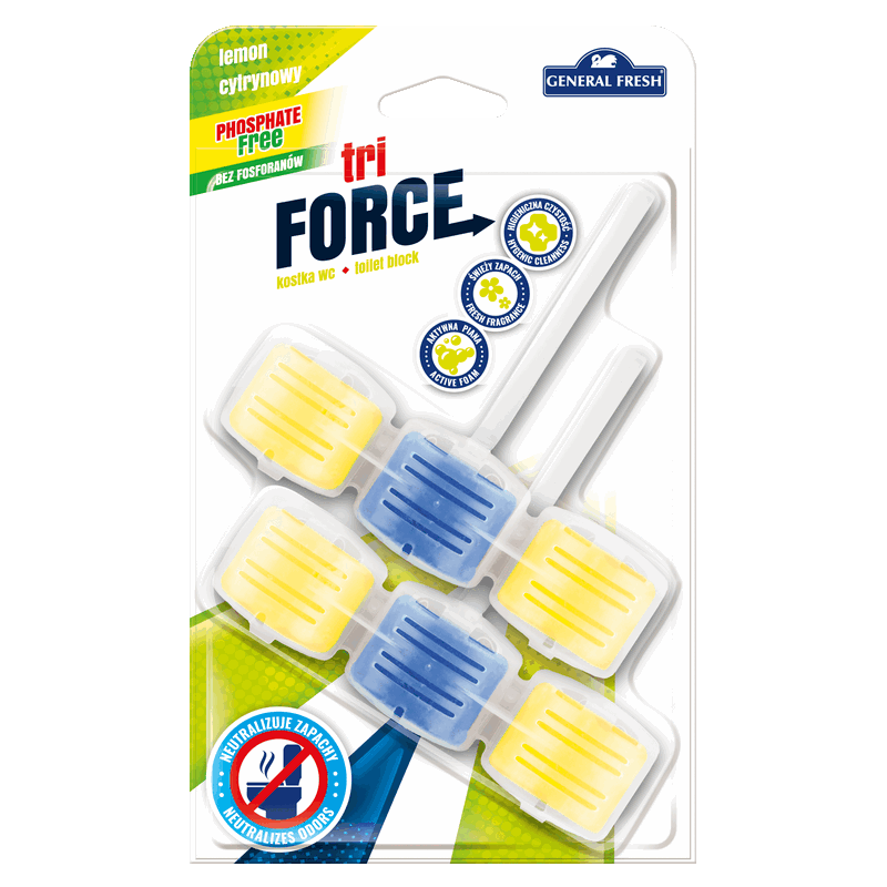 Zawieszka do WC TRI Force CYTRYNA 2szt General Fresh