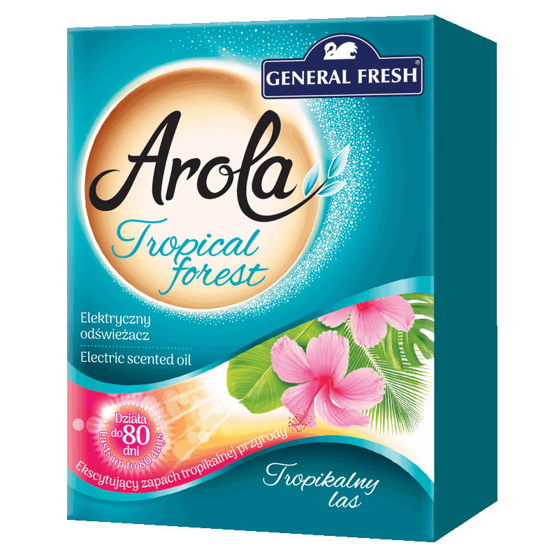 TROPIKALNY LAS ZAPAS Elektryczny odświeżacz powietrza Arola General Fresh