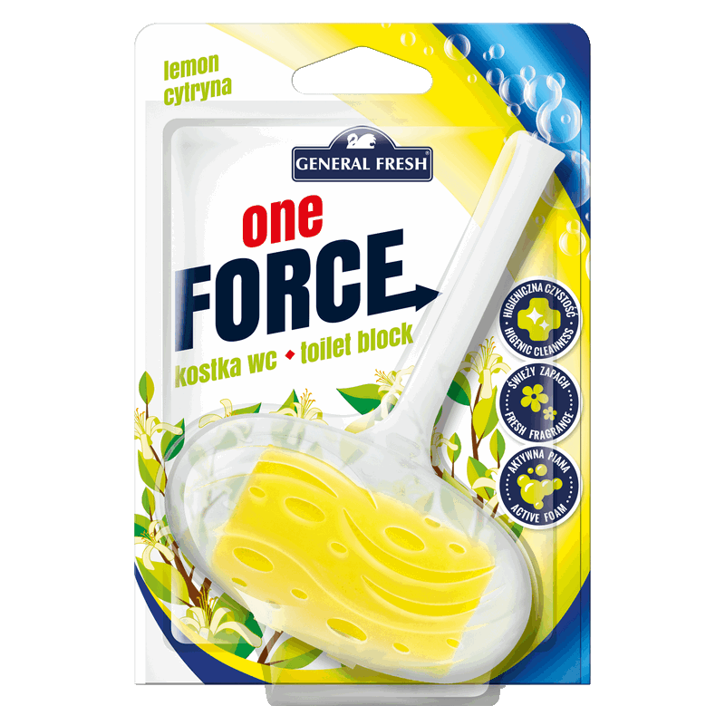 CYTRYNOWA Kostka do WC One-FORCE General Fresh 1szt.