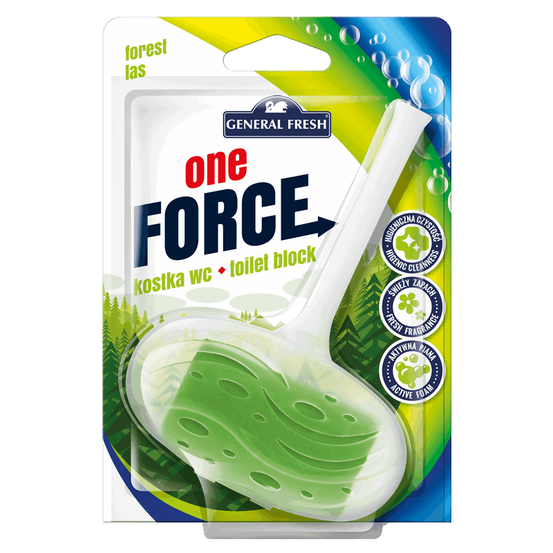 LEŚNA Kostka do WC One-FORCE General Fresh 1szt.