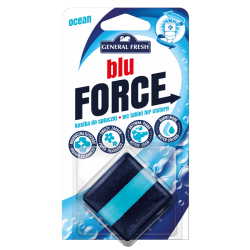 Kwadratowa Kostka do spłuczki MORSKA - Blu-Force 1szt General Fresh