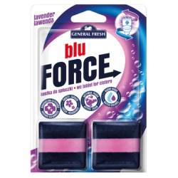 Kwadratowa Kostka do spłuczki LAWENDA - Blu-Force 2szt General Fresh