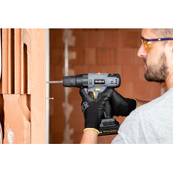 Rebel Akumulatorowa Wiertarko-Wkrętarka Udarowa 20V 2A Box [[