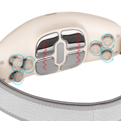 Rebel Pas Do Masażu/ Stymulacji  Mięśni Brzucha , Grzanie , Bezprzewodowy , Pilot , Rebel Active [[