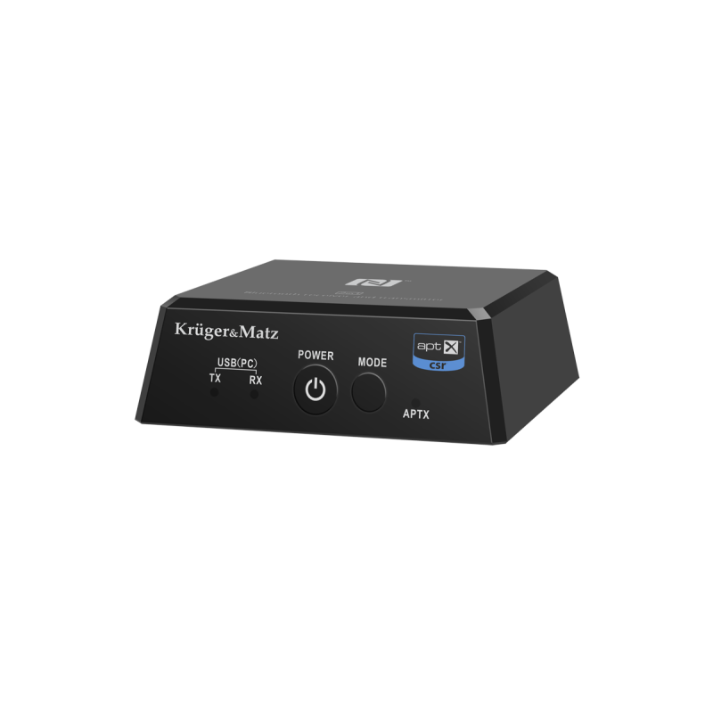 Krüger&Matz 2W1 Odbiornik I Nadajnik Bluetooth Hifi Audio ( Apt-X , Nfc )  Model Bt-1 [[