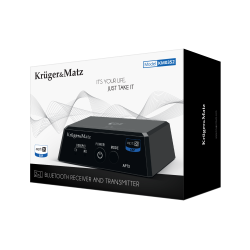 Krüger&Matz 2W1 Odbiornik I Nadajnik Bluetooth Hifi Audio ( Apt-X , Nfc )  Model Bt-1 [[