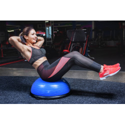 Rebel Półpiłka Do Balansowania, Trener Równowagi 58Cm + Pompka, Rebel Active [[