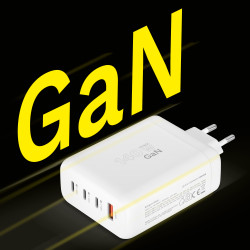 Krüger&Matz Ładowarka Sieciowa Kruger&Matz 140 W Gan Z Funkcją Quick Charge I Power Delivery [[