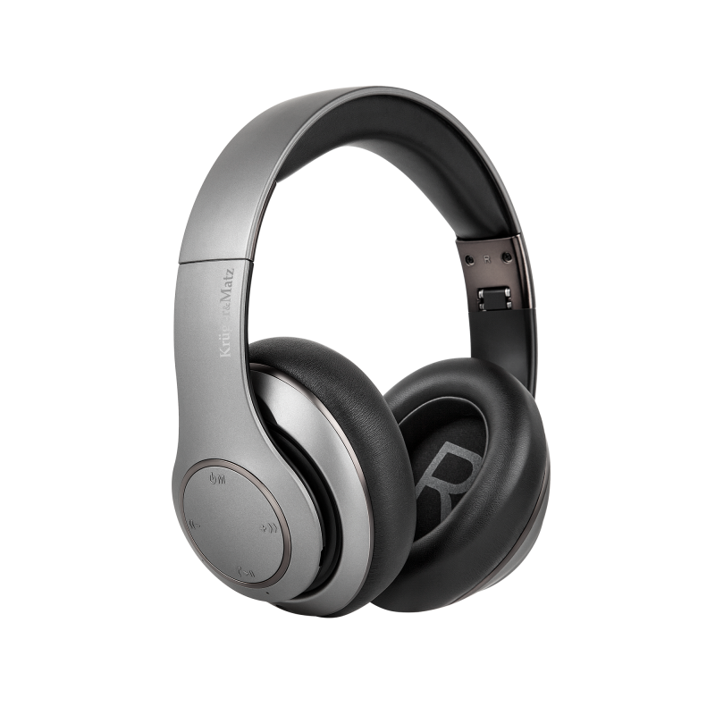 Krüger&Matz Bezprzewodowe Słuchawki Nauszne Kruger&Matz Model Street 3 Wireless, Kolor Grafitowy [[