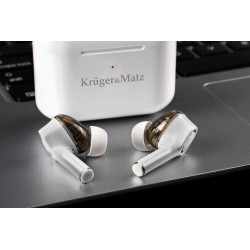 Krüger&Matz Bezprzewodowe Słuchawki Dokanałowe Dual Driver Tws Kruger&Matz  M4 Pro [[