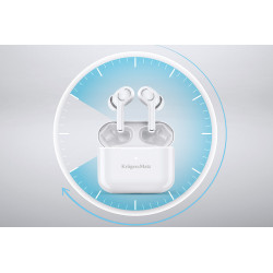 Krüger&Matz Bezprzewodowe Słuchawki Dokanałowe Dual Driver Tws Kruger&Matz  M4 Pro [[