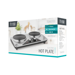 Teesa Kuchenka Elektryczna Przenośna Podwójna 2500W [[