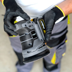 Rebel Szlifierka Mimośrodowa Akumulatorowa 20V [[