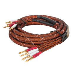 Krüger&Matz Kabel Głośnikowy 3.0M Kruger&Matz (Wtyki Banan) [[