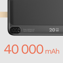 Krüger&Matz Powerbank Kruger&Matz 40000 Mah Li-Ion Z Funkcją Qc Oraz Pd [[