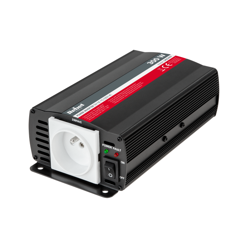 Rebel Przetwornica Rebel 12V/230V 300W(Gn. Typu E:polskie, Francuskie) [[