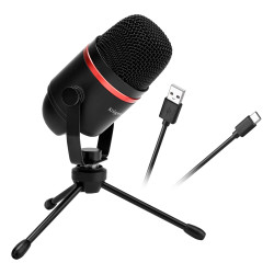 Krüger&Matz Mikrofon Gamingowy / Vlogerowy Na Usb  Kruger&Matz Warrior Gv-200 [[