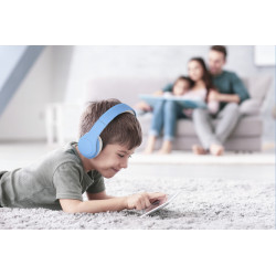 Krüger&Matz Bezprzewodowe Słuchawki Nauszne Dla Dzieci Kruger&Matz Model Street Kids , Kolor Niebieski [[