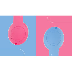 Krüger&Matz Bezprzewodowe Słuchawki Nauszne Dla Dzieci Kruger&Matz Model Street Kids , Kolor Niebieski [[