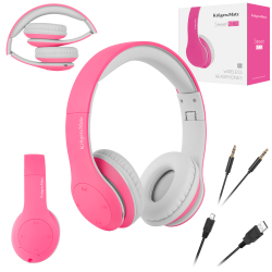 Krüger&Matz Bezprzewodowe Słuchawki Nauszne Dla Dzieci Kruger&Matz Model Street Kids , Kolor Różowy [[
