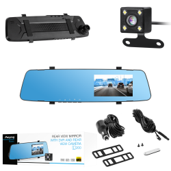 Peiying Lusterko Samochodowe Peiying Basic Z Rejestratorem I Kamerą Cofania L200 [[