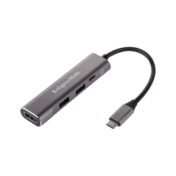 Krüger&Matz Adapter (Hub)  Usb Typu C Na Hdmi/Usb3.0/Usb2.0/C Port [[