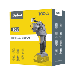 Rebel Kompresor Akumulatorowy 20V 2A  7 Bar [[