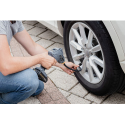 Rebel Kompresor Akumulatorowy 20V 2A  7 Bar [[