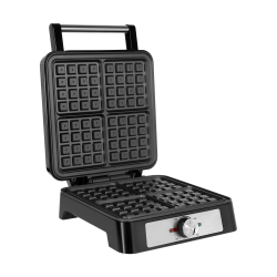 Teesa Gofrownica Teesa , 4 Gofry, 1600W, Inox , Regulacja Mocy [[