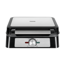 Teesa Gofrownica Teesa , 4 Gofry, 1600W, Inox , Regulacja Mocy [[