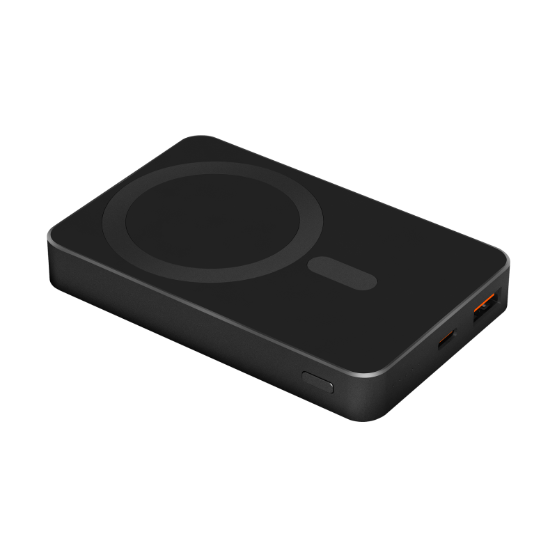 Krüger&Matz Powerbank Indukcyjny Kruger&Matz 10000 Mah Mag Safe Czarny [[