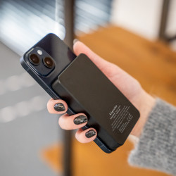 Krüger&Matz Powerbank Indukcyjny Kruger&Matz 10000 Mah Mag Safe Czarny [[