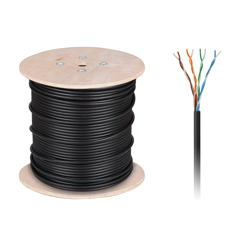 Cabletech Kabel Komputerowy Miedziany - Skrętka Utpcat5E + Żel [[