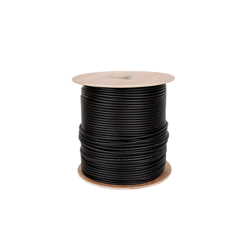 Cabletech Kabel Koncentryczny F690 Bv+Żel Czarny 305M [[