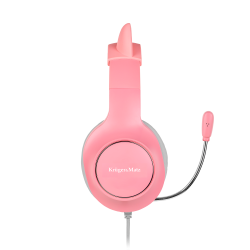 Krüger&Matz Gamingowe Słuchawki Nauszne Dla Dzieci Kruger&Matz Gamer Kids, Kolor Różowy [[