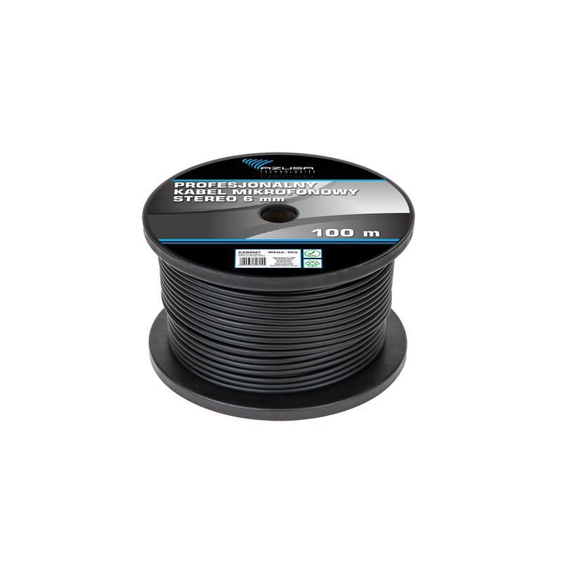 Azusa Kabel Mikrofonowy Stereo 6Mm Profesjonalny [[