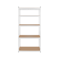 Rebel Regał Metalowy Magazynowy 180X90X40 Biały Rebel [[