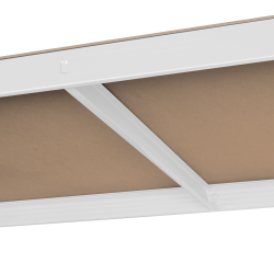 Rebel Regał Metalowy Magazynowy 180X90X40 Biały Rebel [[