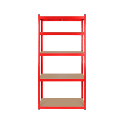 Rebel Regał Metalowy Magazynowy 180X90X40 Czerwony Rebel [[
