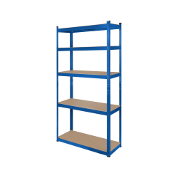 Rebel Regał Metalowy Magazynowy 180X90X40 Niebieski  Rebel [[