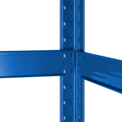 Rebel Regał Metalowy Magazynowy 180X90X40 Niebieski  Rebel [[
