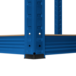 Rebel Regał Metalowy Magazynowy 180X90X40 Niebieski  Rebel [[